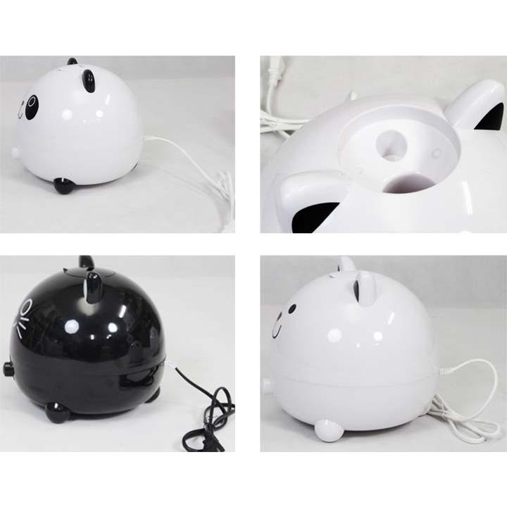 加湿器 超音波 アロマオイル アニマル加湿器 J28-PANDA SIS 卓上