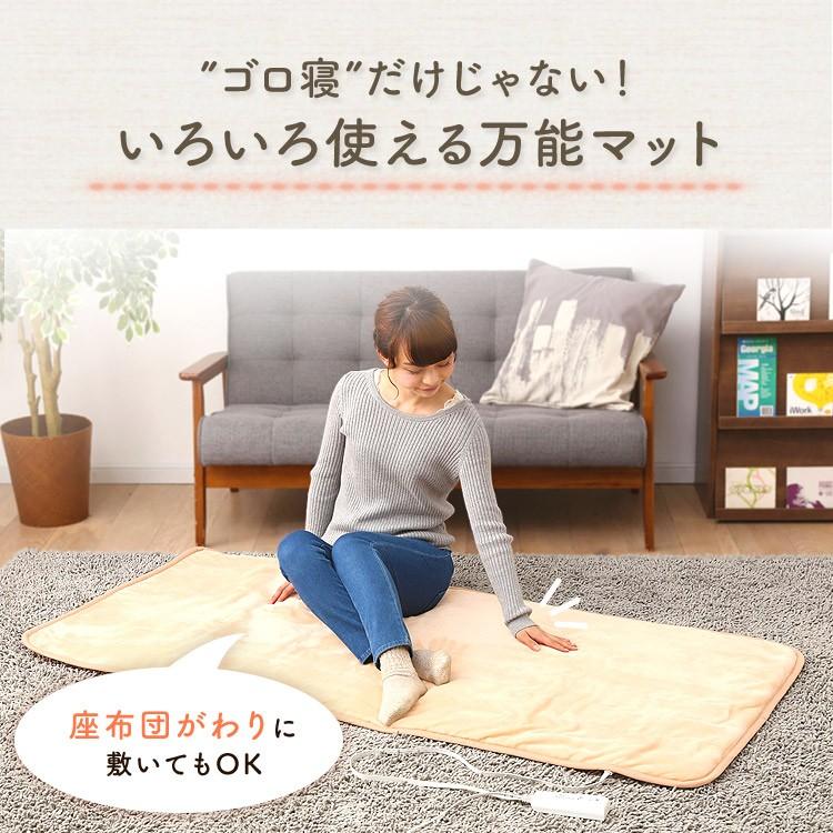 電気毛布 ホットカーペット おしゃれ 敷き毛布 昼寝 洗える ダニ