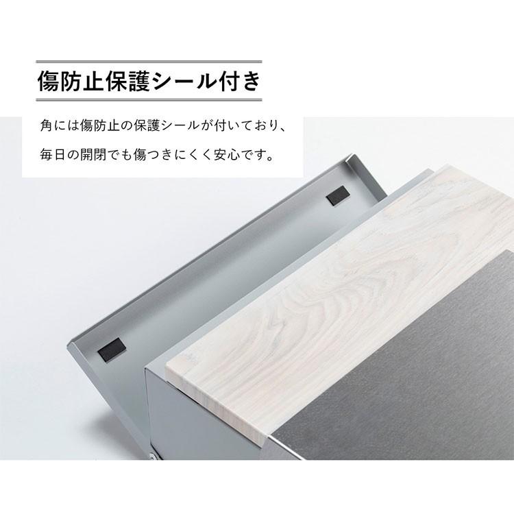 ポスト おしゃれ 壁掛け 鍵付き 郵便ポスト 壁掛けポスト 北欧 北欧風 郵便受け 屋外 玄関 レトロ郵便ポスト アンティーク 木目調ポスト PPMP-31｜unidy-y｜15