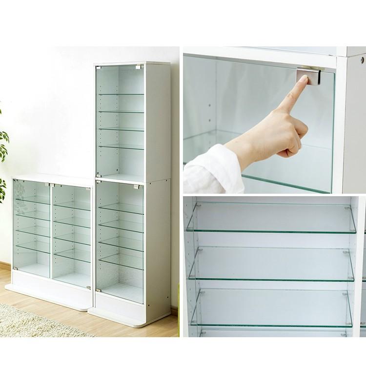 コレクションケース ガラス コレクションラック フィギュア 人形 収納ケース 大容量 収納ボックス コレクション おしゃれ 在庫あり 北欧 ハイタイプ