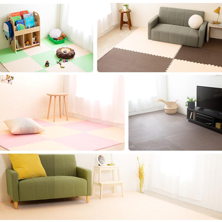 ジョイントマット 大判 4枚 おしゃれ 防音 防水性 厚さ1cm 子供部屋 子供 Peジョイントマット 60 60 1 4枚セット Pejtm 601 D M ゆにでのこづち Yahoo 店 通販 Yahoo ショッピング