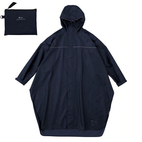 Wpc. レインバイシクルスリーブポンチョ R-1122-201 (D) : ゆに