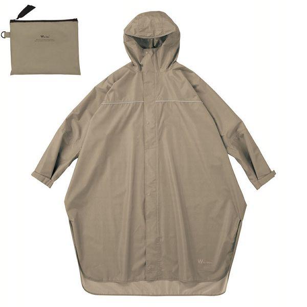 値下げ！ROPE 新品❗ウールジャージパイピングポンチョ ¥47300 Wpc. レインバイシクルスリーブポンチョ R-1122-201 (D) : ゆに