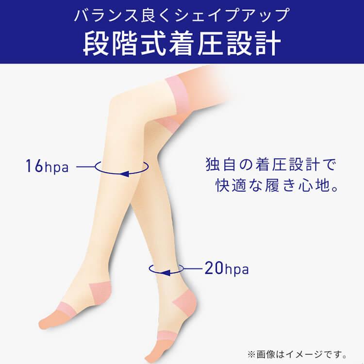 着圧ソックス　LL 着圧ソックス 2足 L~LL A0050-LX2 - メルカリ