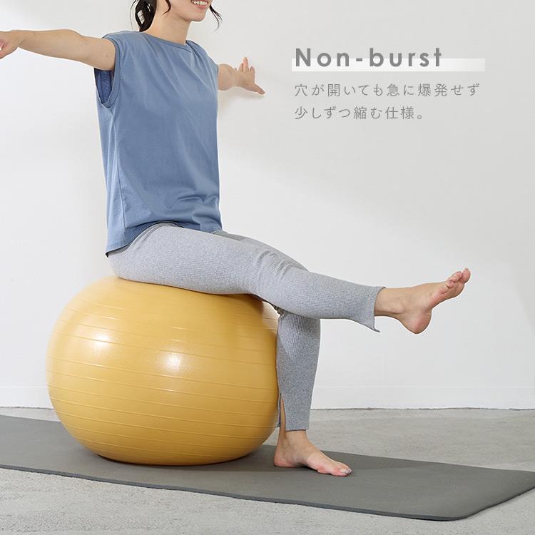 バランスボール 椅子 65cm ヨガボール フィットネス トレーニング 空気