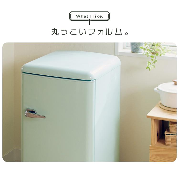 冷蔵庫 レトロデザイン 1ドア 冷凍室 ミニ サブ セカンド冷蔵庫 冷凍