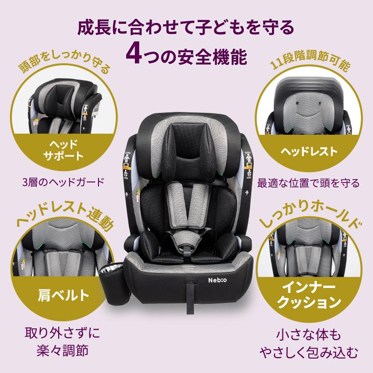 チャイルドシート ジュニアシート R129新安全基準適合 ポップピットF