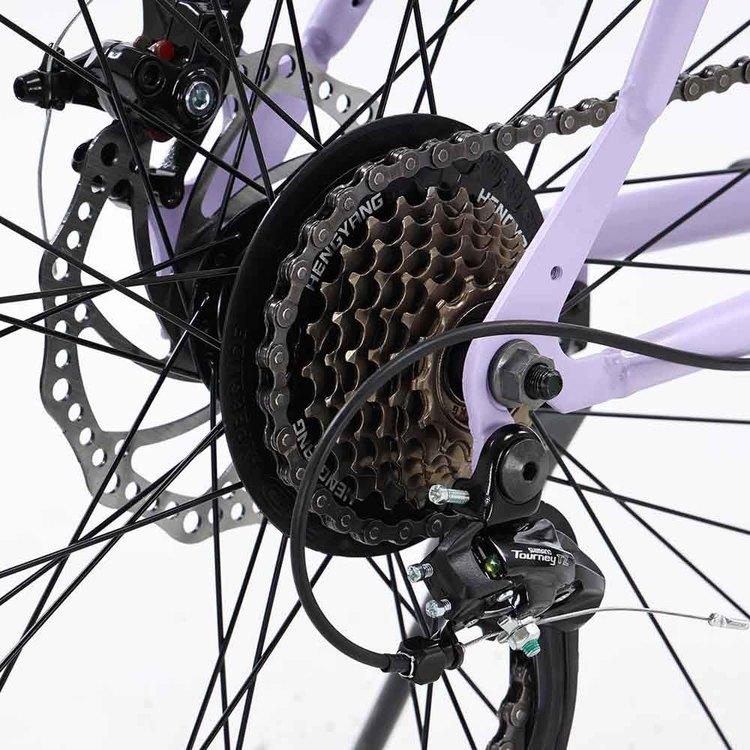 クロスバイク 通勤通学 700C 自転車 シマノ shimano 7段変速 (完成車