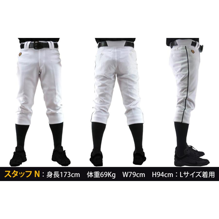デサント 野球 ユニフォームパンツ ライン入り レギュラーパンツ DB5SHP10M 受注生産品 | DESCENTE | 06