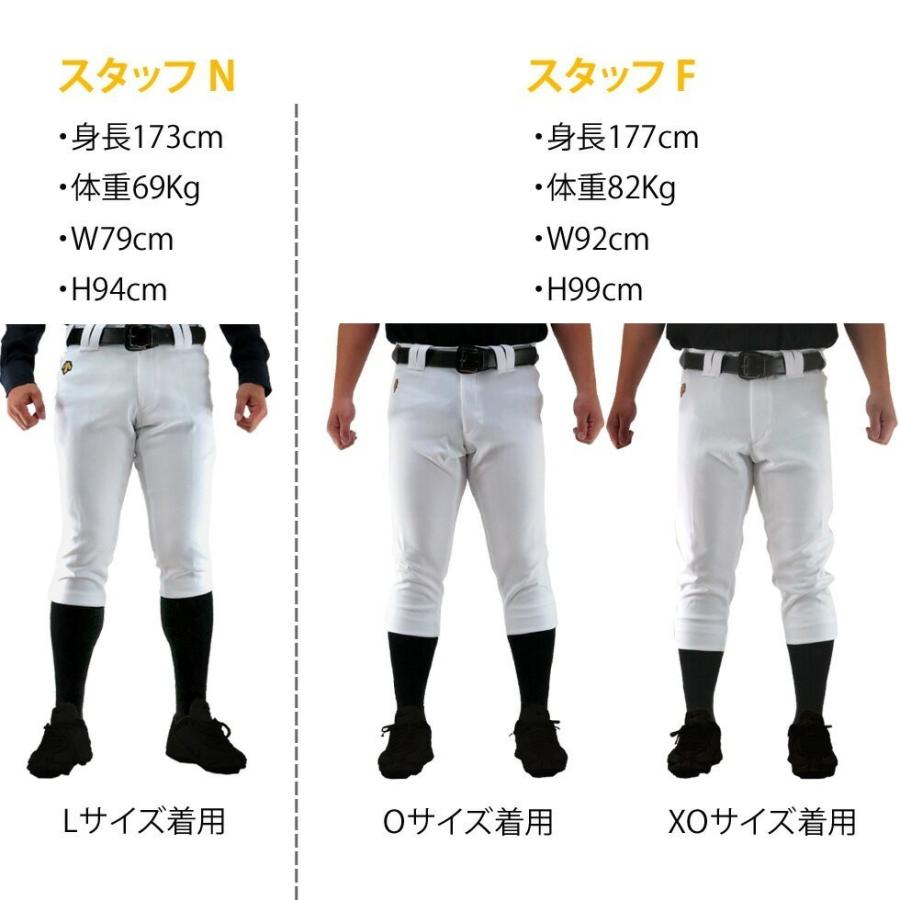 デサント 野球 ユニフォームパンツ ライン入り ショートフィット パンツ DB5SHP14M 受注生産品 | DESCENTE | 08