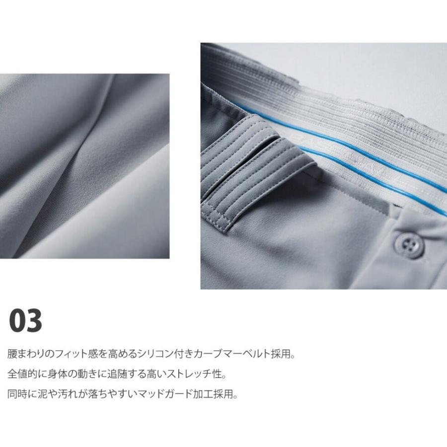 デサント 野球 ユニフォームパンツ ショートフィット ライン 付き DB-1014P-SWHT-TLIN | DESCENTE | 08