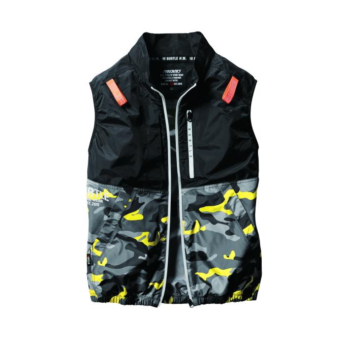 AC2014 バートル 空調服 ベスト 限定 イエローカモ Lサイズ AC2014 バートル 空調服 ベスト 限定 イエローカモ Lサイズ