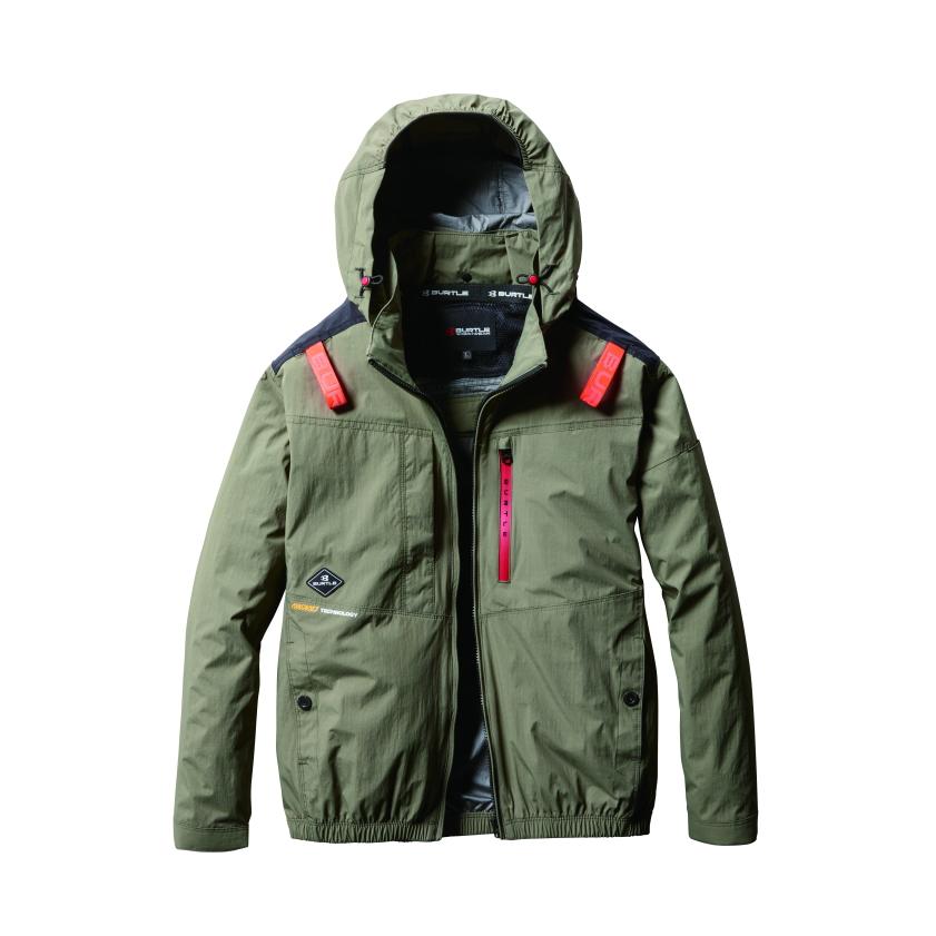 【フルセット】BURTLE 2025最新モデル AC2081 空調服 Lサイズ 2025年モデル】バートル エアークラフト 遮熱ハイバックファン