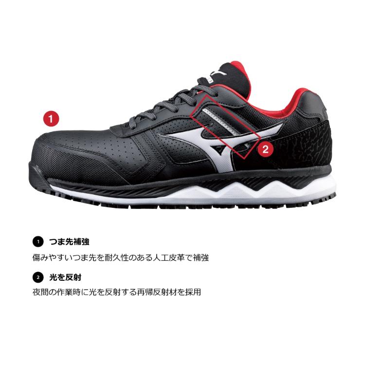 オールマイティ ミズノ 安全靴 オールマイティHW11L 限定 岡山デニム