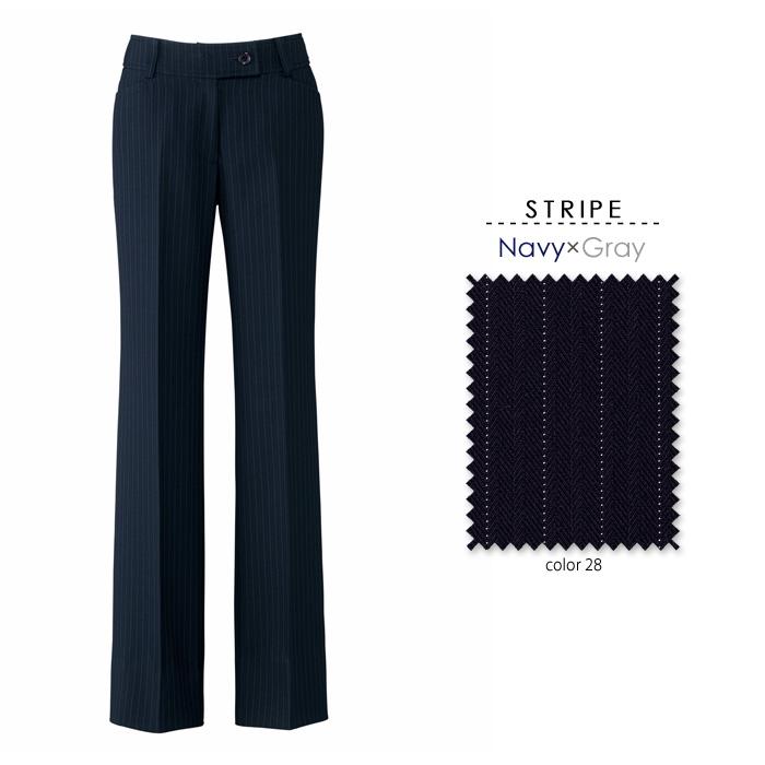 事務服 制服 BONMAX ボンマックス パンツ AP6232 大きいサイズ17号・19号 ボンマックス（BONMAX） 17・19号 パンツ 事務服 AP6232 ネイビー