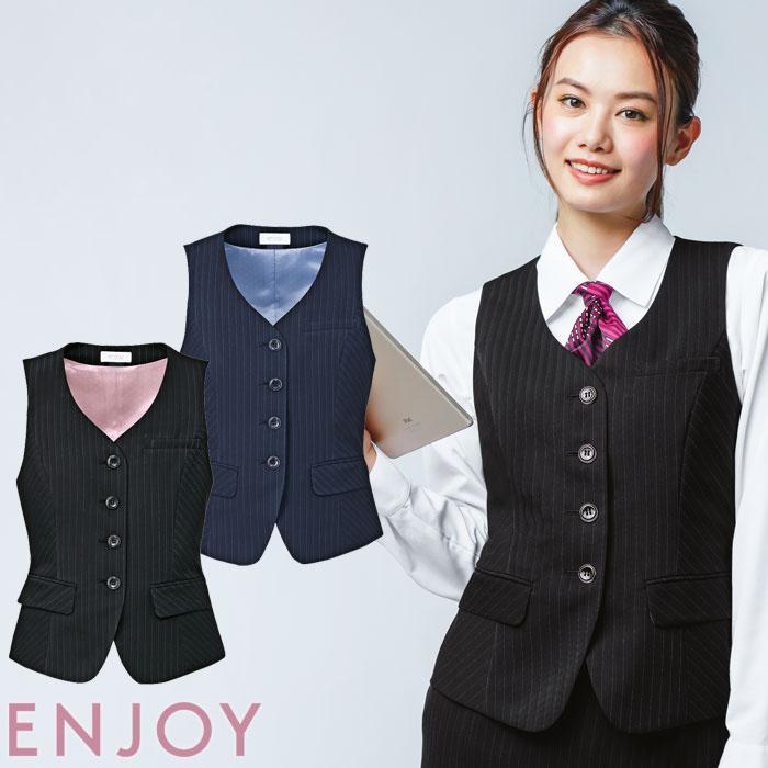 SELERY 3ピースセットアップ　パンツ　高級事務服　ストライプ　黒　15号 SELERY 3ピースセットアップ パンツ 高級事務服 ストライプ 黒