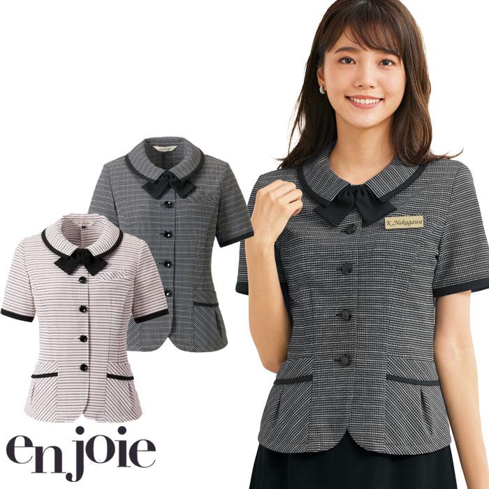 ジョア 黒のみ21-25号 オーバーブラウス 26500 事務服 アンジョア