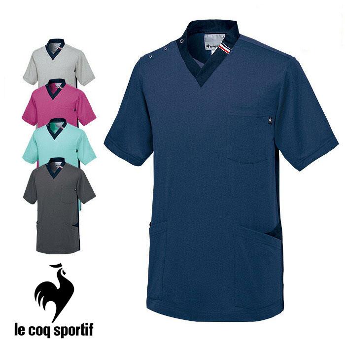 le coq sportif（ルコックスポルティフ） Vネックスクラブ 白衣 医療