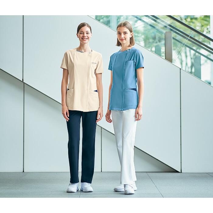 ルコックスポルティフ ジャケット レディース 白衣 医療 UQW1056 スクラブ 女性用 接触冷感 病院 制服 | le coq sportif | 11