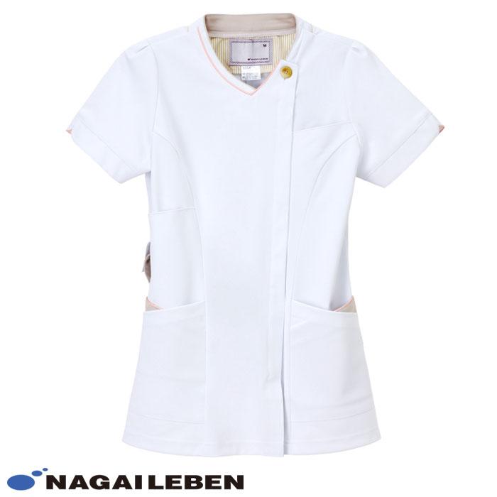 ナガイレーベン（NAGAILEBEN） チュニック 白衣 医療 LX3722 ホワイト
