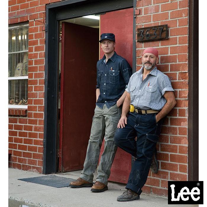 Lee（リー） Lee LWS46001 メンズ長袖ワークシャツ 男性用 シャツ S
