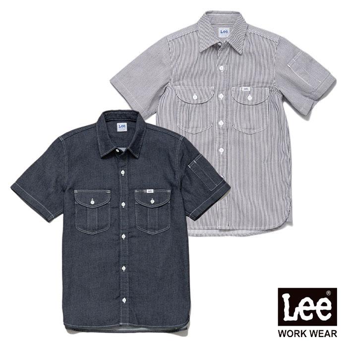 Lee（リー） Lee LWS46002 メンズ半袖ワークシャツ 男性用 S〜XXL