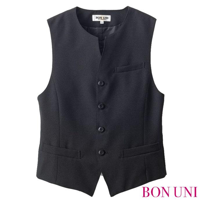 ベスト 男女兼用 15302 丸衿 ホテル レストラン カフェ 制服 