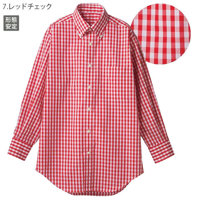 MONTBLANC（モンブラン） 長袖シャツ ギンガムチェック 形態安定