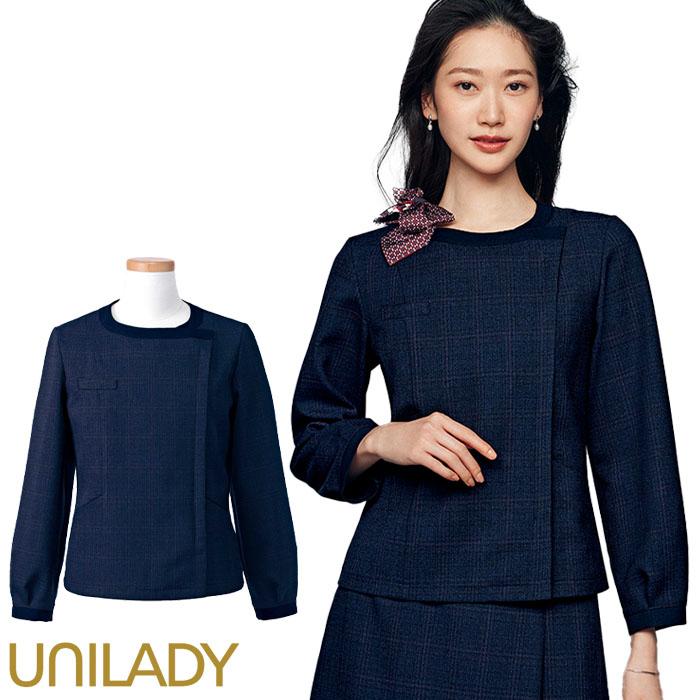 事務服 九分袖オーバージャケット レディース U2421 UNILADY オフィス 