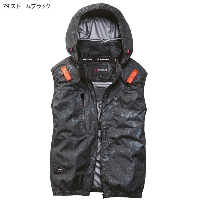 Burtle Aircraft 空調ベスト　ファン&バッテリー付き　XXL 黒 BURTLE（バートル） エアークラフト フルセット ベスト 2026年 30V