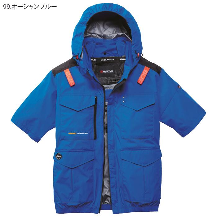 BURTLE（バートル） エアークラフト 半袖ブルゾン 服のみ ハイバック