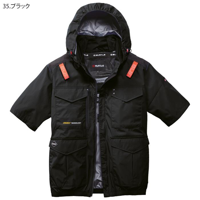 BURTLE（バートル） エアークラフト 半袖ブルゾン 服のみ ハイバック