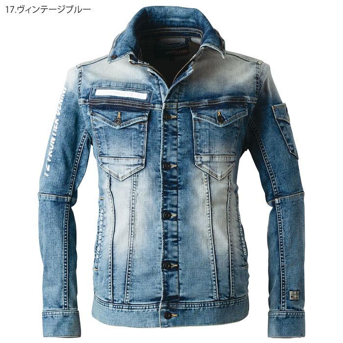 I'Z FRONTIER アイズフロンティア デニム ワークジャケット ストレッチ