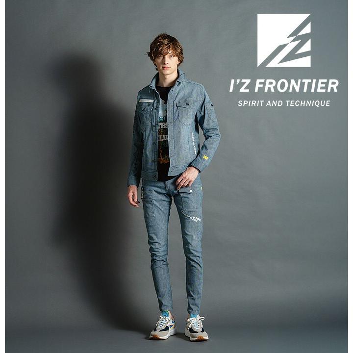 I'Z FRONTIER アイズフロンティア デニム ワークジャケット ストレッチ