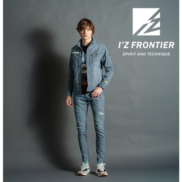 I'Z FRONTIER アイズフロンティア デニム カーゴパンツ ストレッチ