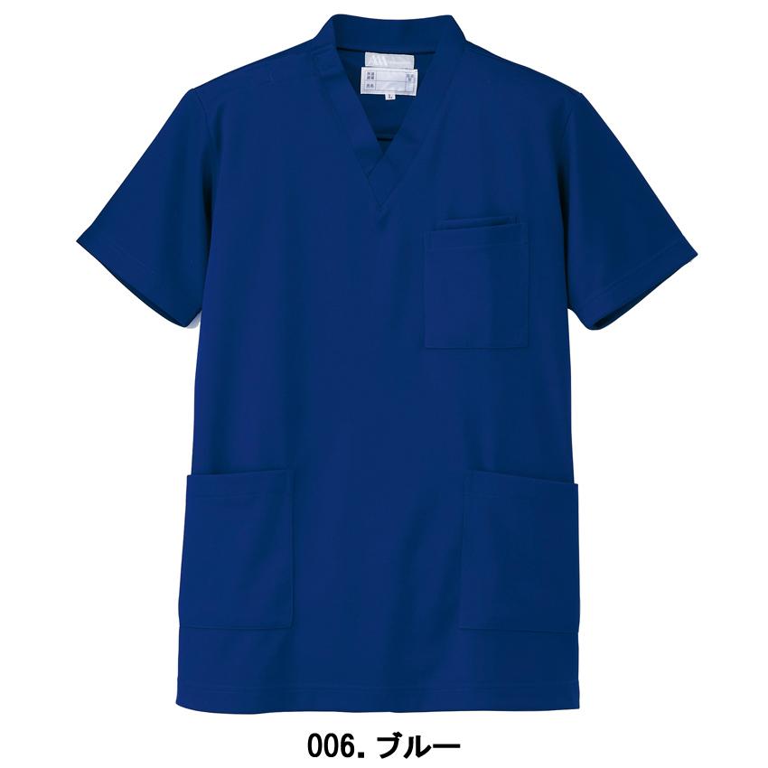 医療 スクラブ 白衣 看護 介護 男女兼用 半袖 861401｜uniform-japan｜04