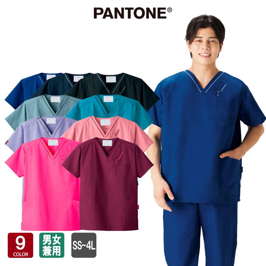 FOLK PANTONE 7003SC スクラブ 白衣 男女兼用 医療用スクラブ 医療 