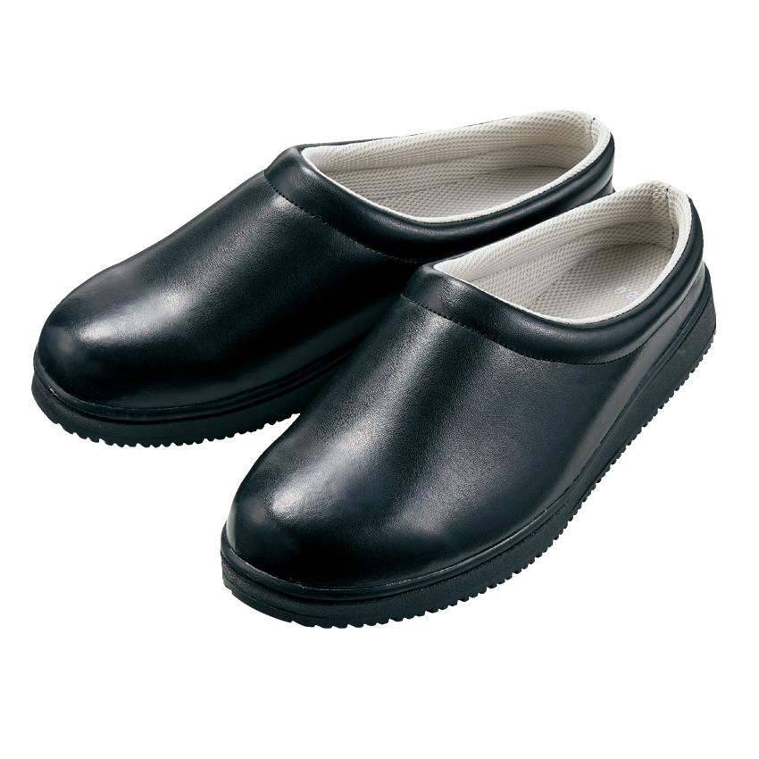 MONTBLANC（モンブラン） コックシューズ かかとなし サボ 黒 メンズ