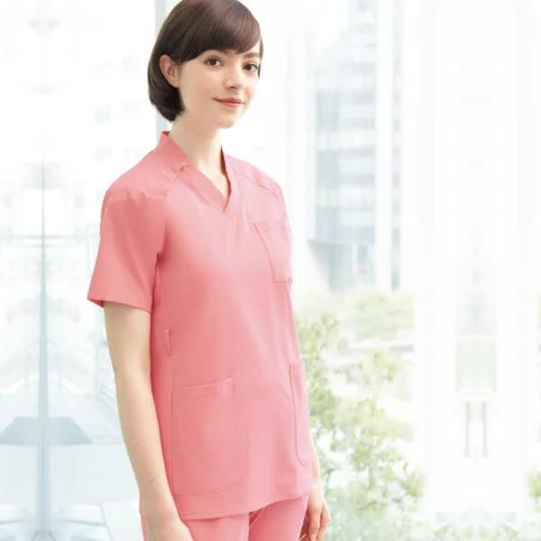 le coq sportif ルコックスポルティフ スクラブ 医療 メディカルウェア 白衣 看護 介護 男女兼用 半袖 UQM1522