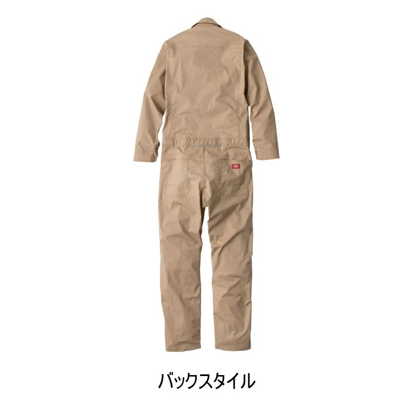 Dickies（ディッキーズ） ストレッチCVC 長袖ツナギ D-746 男女兼用 全