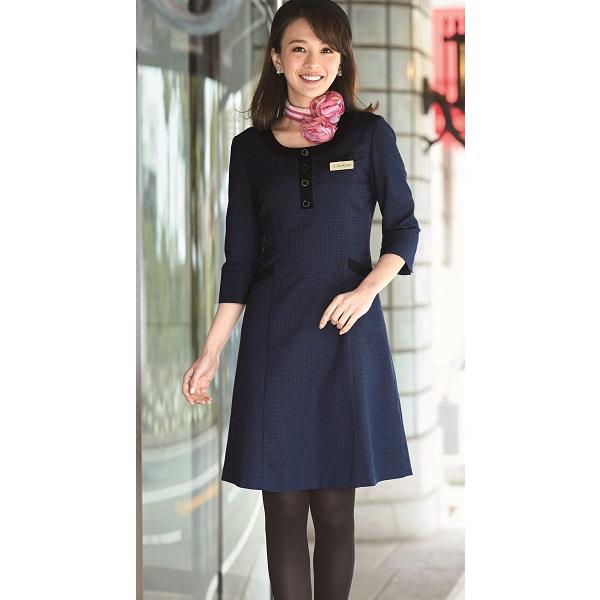 33 割引 5年保証 アンジョア ワンピース 5号 15号 オフィス 事務服 制服 En Joie 華やぎ ワンピース チュニック レディースファッション ファッション Mayautos Com