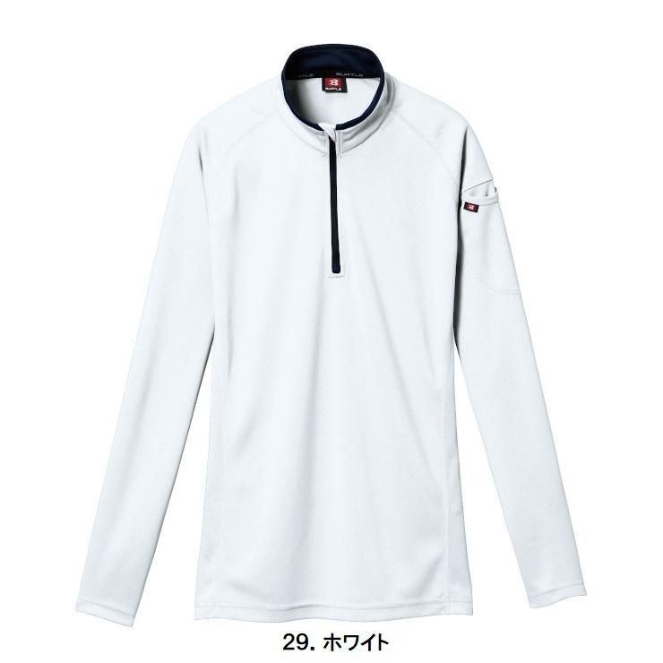 バートル BURTLE オールシーズン 413 長袖ジップシャツ 男女兼用 SS-3L 全5色｜uniform-japan｜04