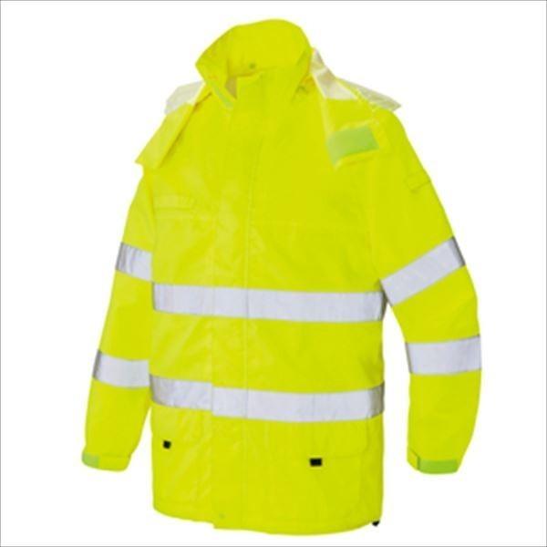 高視認性安全服 アイトス AITOZ 高視認レインジャケット AZ-562405 作業服  大きいサイズ5L・6L アイトス 高視認性安全服 AITOZ 高視認レインジャケット AZ-562405 4L