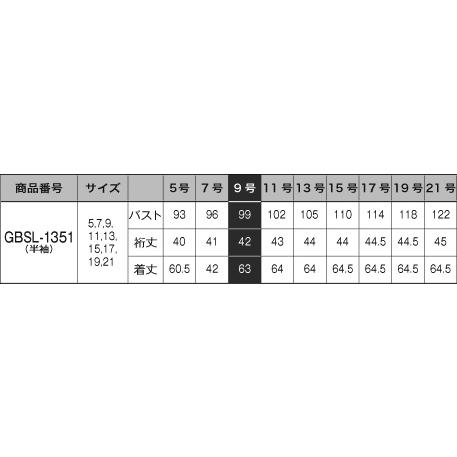 ブラウス 半袖 ブルーストライプ GBSL-1351-K6 オフィス サーヴォ GROW｜uniform-japan｜05