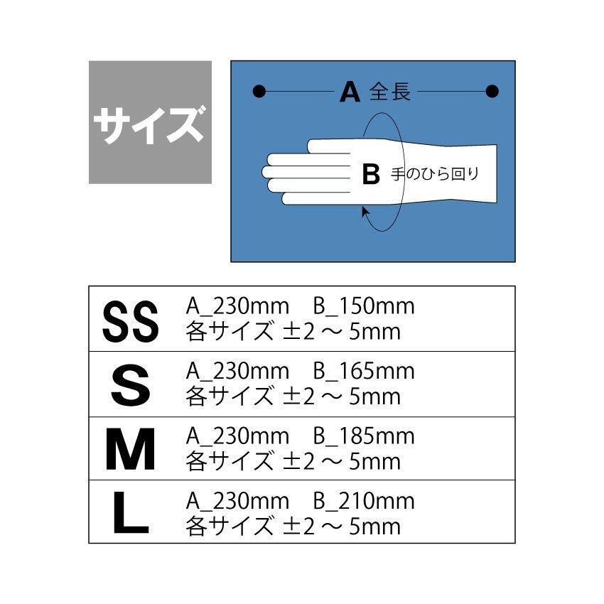 ニトリル手袋 パウダーフリー Sサイズ 100枚 食品衛生法適合 白 スーパーニトリルグローブ フジ｜uniform-japan｜04