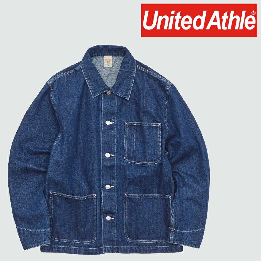 デニム ジャケット ジージャン メンズ 7455 01 ユナイテッドアスレ インディゴ カジュアル 私服 かっこいい おしゃれ 秋 冬 ステッチ 洗い加工 綿100 Cab ユニフォームネット Yahoo 店 通販 Yahoo ショッピング