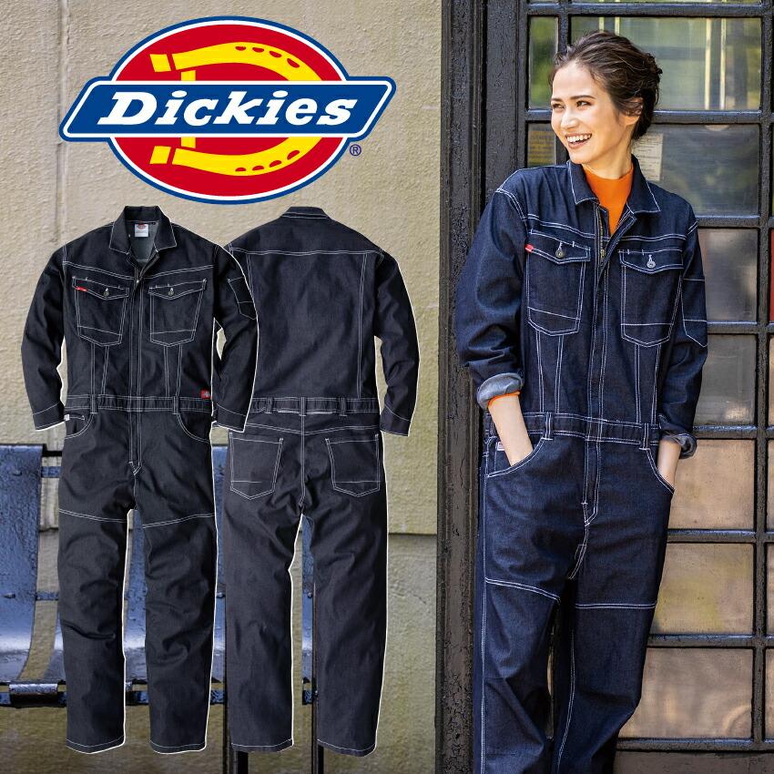 Dickies ディッキーズ つなぎ 長袖 メンズ レディース 春 夏 秋 冬 デニム ストレッチ D 706 コーコス 作業服 倉庫 建築 運送 農業 Co Cos D 706 ユニフォームネット Yahoo 店 通販 Yahoo ショッピング