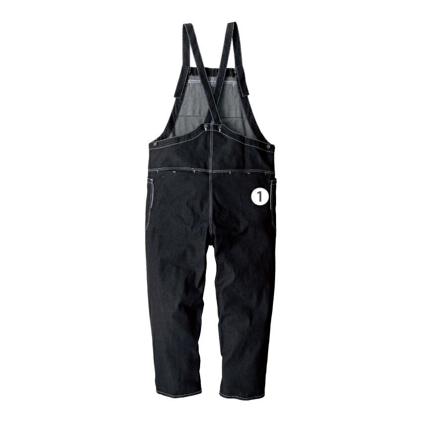 Dickies ディッキーズ 人気 サロペット メンズ レディース デニム ストレッチ オーバーオール D-709 コーコス 作業服 倉庫 建築 運送｜uniform-net-shop｜06