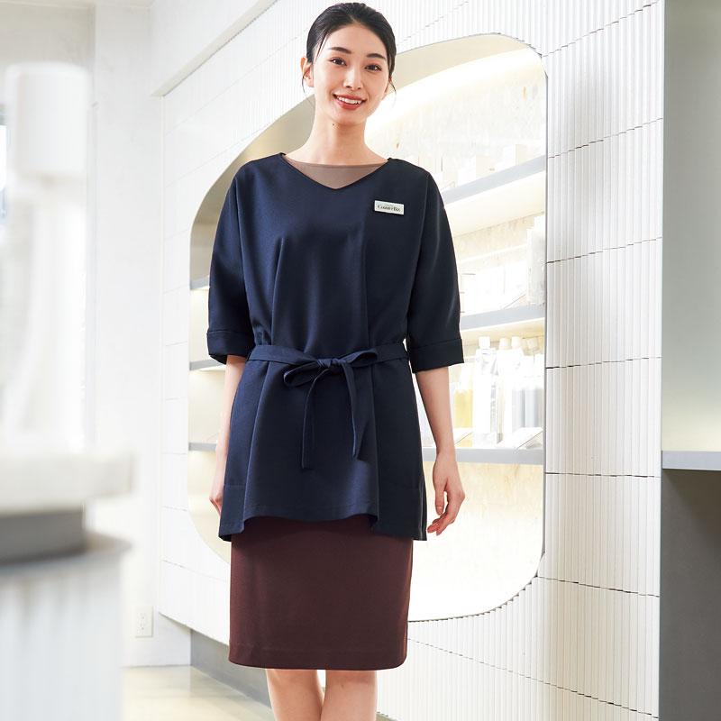 ユニフォーム 制服 受付 接客 ハネクトーン チュニック 7748 事務服 チュニック 7748 ハネクトーン早川 : ユニフォームの専門店