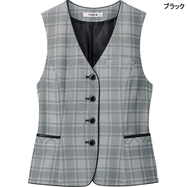 事務服 制服 オフィス セロリー selery ベスト  S-04680 S-04681  サイズ21号・23号 2025年春夏新作 シエルニット セロリー（SELERY） セロリー事務服 春夏ベスト S-04680 04681 シエル